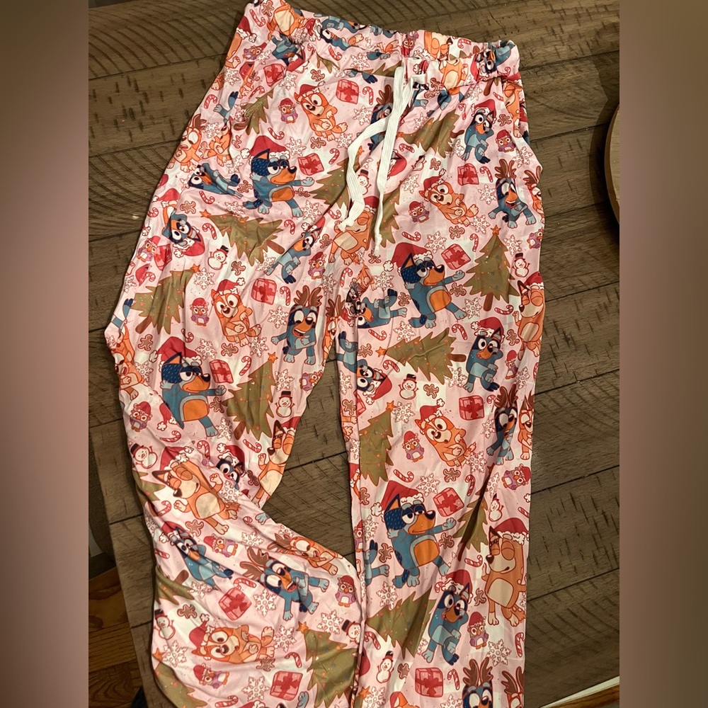 New! Adult bluey Christmas pajamas